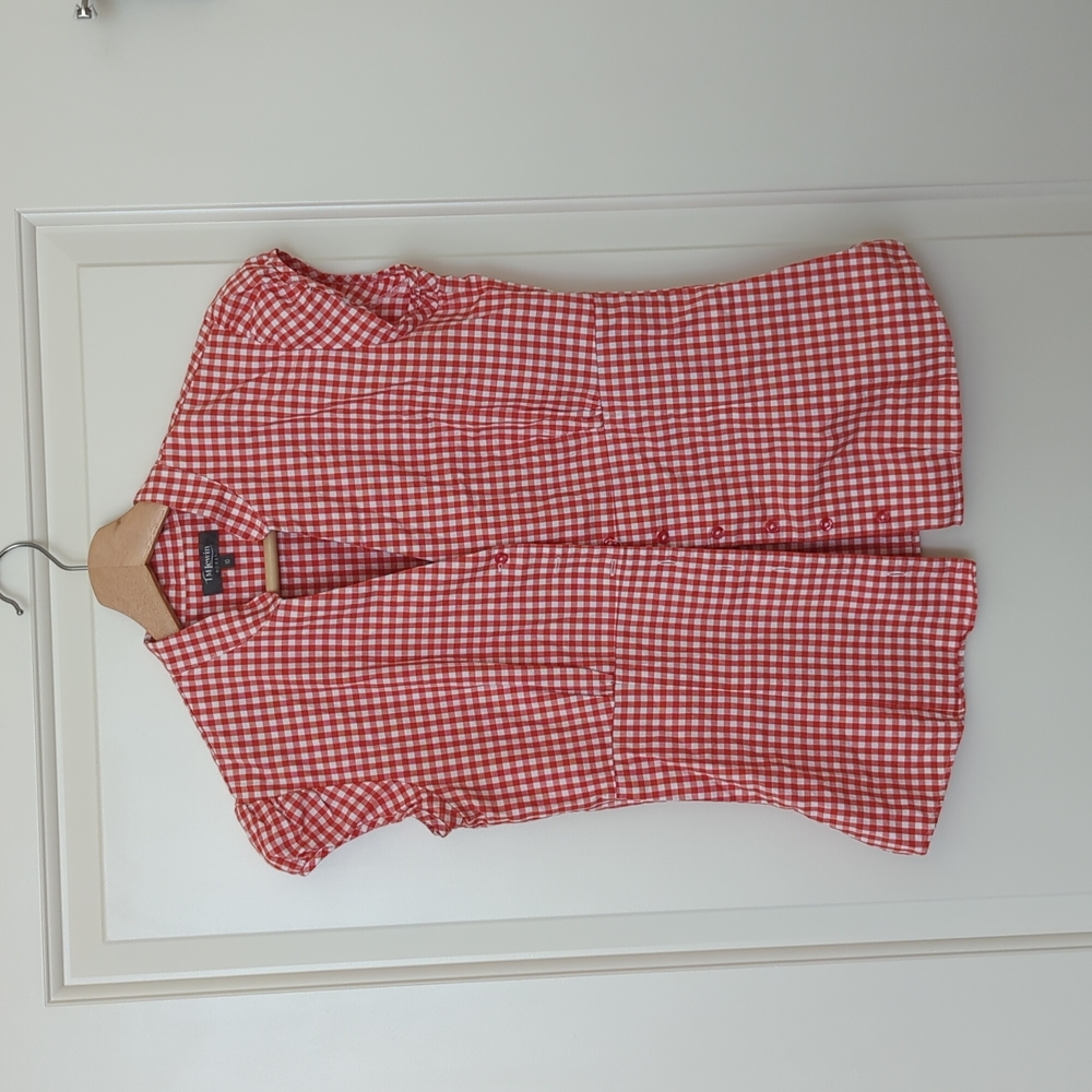 Orange checkered shirt